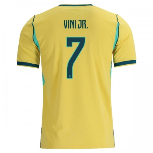 Virallinen Fanipaita Brasilia Vini JR. 7 Kotipelipaita MM-Kisat 2026 - Miesten Virallinen Fanipaita Brasilia Vini JR. 7 Kotipelipaita MM-Kisat 2026 - Miesten