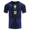 Virallinen Fanipaita + Shortsit Brasilia Ronaldinho 10 Vieraspelipaita MM-Kisat 2026 - Lasten
