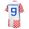 Virallinen Fanipaita Kroatia Kramaric 9 Kotipelipaita MM-Kisat 2026 - Miesten