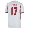 Virallinen Fanipaita Englanti Foden 17 Kotipelipaita MM-Kisat 2026 - Miesten Virallinen Fanipaita Englanti Foden 17 Kotipelipaita MM-Kisat 2026 - Miesten