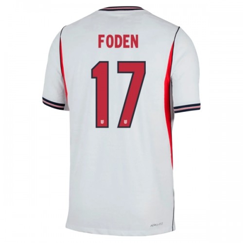 Virallinen Fanipaita Englanti Foden 17 Kotipelipaita MM-Kisat 2026 - Miesten Virallinen Fanipaita Englanti Foden 17 Kotipelipaita MM-Kisat 2026 - Miesten