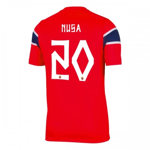 Virallinen Fanipaita Norja Nusa 7 Kotipelipaita MM-Kisat 2026 - Miesten Virallinen Fanipaita Norja Nusa 7 Kotipelipaita MM-Kisat 2026 - Miesten