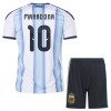 Virallinen Fanipaita + Shortsit Argentiina Maradona 10 Kotipelipaita MM-Kisat 2026 - Lasten Virallinen Fanipaita + Shortsit Argentiina Maradona 10 Kotipelipaita MM-Kisat 2026 - Lasten