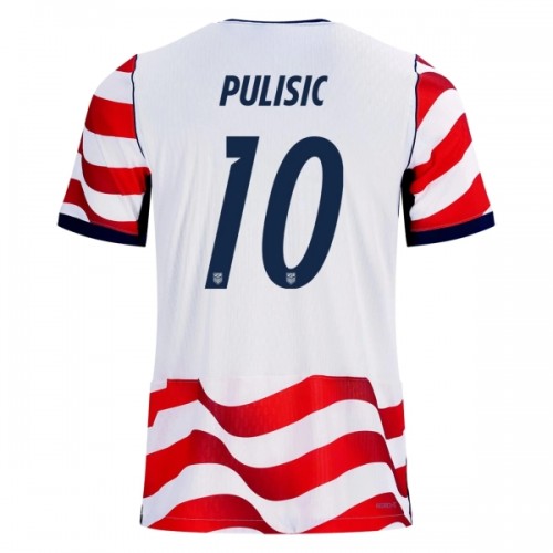 Virallinen Fanipaita Yhdysvallat Pulisic 10 Kotipelipaita MM-Kisat 2026 - Miesten Virallinen Fanipaita Yhdysvallat Pulisic 10 Kotipelipaita MM-Kisat 2026 - Miesten