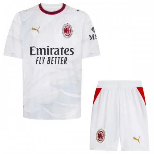 Virallinen Fanipaita + Shortsit AC Milan Vieraspelipaita 2026-27 - Lasten Virallinen Fanipaita + Shortsit AC Milan Vieraspelipaita 2026-27 - Lasten