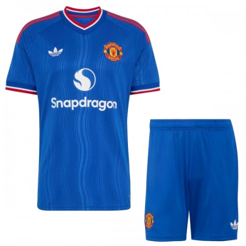 Virallinen Fanipaita + Shortsit Manchester United Vieraspelipaita 2026-27 - Lasten Virallinen Fanipaita + Shortsit Manchester United Vieraspelipaita 2026-27 - Lasten