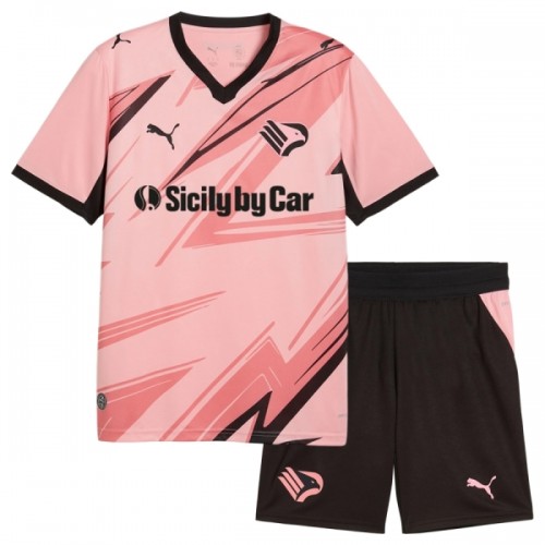 Virallinen Fanipaita + Shortsit Palermo Kotipelipaita 2026-27 - Lasten Virallinen Fanipaita + Shortsit Palermo Kotipelipaita 2026-27 - Lasten