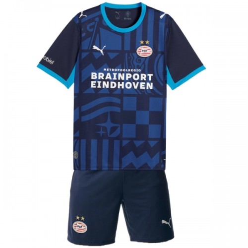 Virallinen Fanipaita + Shortsit PSV Eindhoven Kolmas Pelipaita 2026-27 - Lasten Virallinen Fanipaita + Shortsit PSV Eindhoven Kolmas Pelipaita 2026-27 - Lasten