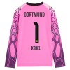 Virallinen Fanipaita Maalivahdin Pitkähihainen Borussia Dortmund Kobel 1 Vieraspelipaita 2026-27 Pinkki - Miesten Virallinen Fanipaita Maalivahdin Pitkähihainen Borussia Dortmund Kobel 1 Vieraspelipaita 2026-27 Pinkki - Miesten