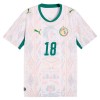 Virallinen Fanipaita Senegal Sarr 18 Kotipelipaita MM-Kisat 2026 - Miesten