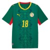 Virallinen Fanipaita Senegal Sarr 18 Vieraspelipaita MM-Kisat 2026 - Miesten