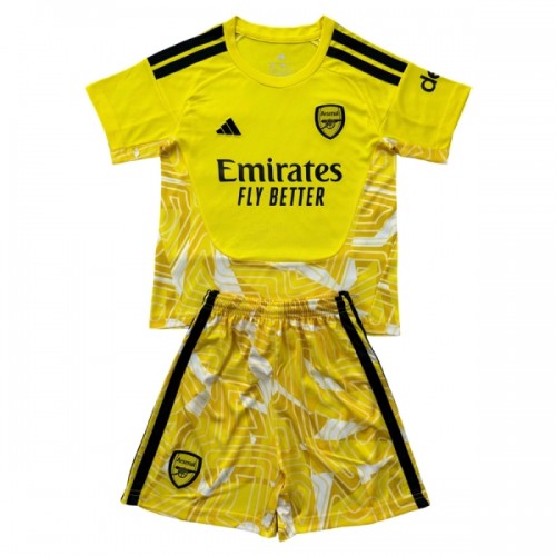 Virallinen Fanipaita + Shortsit Maalivahdin Arsenal 2026-27 Keltainen - Lasten Virallinen Fanipaita + Shortsit Maalivahdin Arsenal 2026-27 Keltainen - Lasten