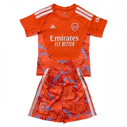 Virallinen Fanipaita + Shortsit Maalivahdin Arsenal 2026-27 Oranssi - Lasten Virallinen Fanipaita + Shortsit Maalivahdin Arsenal 2026-27 Oranssi - Lasten