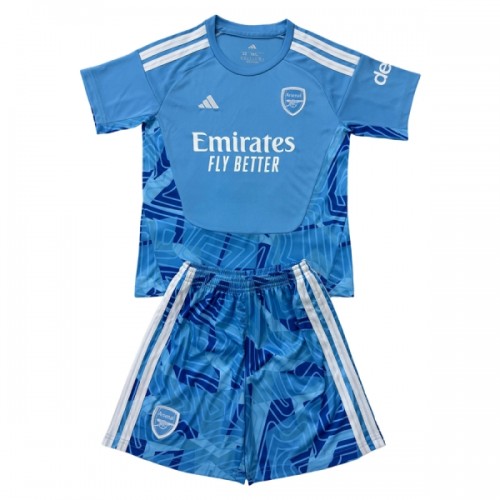 Virallinen Fanipaita + Shortsit Maalivahdin Arsenal 2026-27 Sininen - Lasten Virallinen Fanipaita + Shortsit Maalivahdin Arsenal 2026-27 Sininen - Lasten
