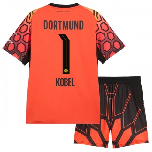 Virallinen Fanipaita + Shortsit Maalivahdin Borussia Dortmund Kobel 1 Kotipelipaita 2026-27 Oranssi - Lasten Virallinen Fanipaita + Shortsit Maalivahdin Borussia Dortmund Kobel 1 Kotipelipaita 2026-27 Oranssi - Lasten