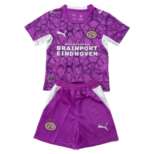 Virallinen Fanipaita + Shortsit Maalivahdin PSV Eindhoven 2026-27 Violetti - Lasten Virallinen Fanipaita + Shortsit Maalivahdin PSV Eindhoven 2026-27 Violetti - Lasten