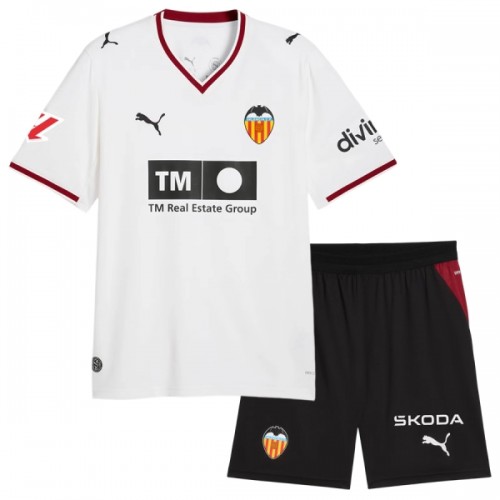Virallinen Fanipaita + Shortsit Valencia CF Kotipelipaita 2026-27 - Lasten Virallinen Fanipaita + Shortsit Valencia CF Kotipelipaita 2026-27 - Lasten