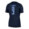 Virallinen Fanipaita Uruguay Luis Suarez 9 Vieraspelipaita MM-Kisat 2026 - Miesten Virallinen Fanipaita Uruguay Luis Suarez 9 Vieraspelipaita MM-Kisat 2026 - Miesten
