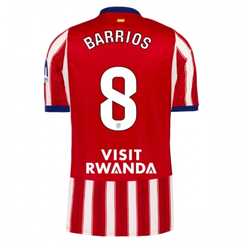 Virallinen Fanipaita Atlético Madrid Barrios 8 Kotipelipaita 2026-27 - Miesten Virallinen Fanipaita Atlético Madrid Barrios 8 Kotipelipaita 2026-27 - Miesten