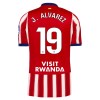 Virallinen Fanipaita Atlético Madrid J. Alvarez 19 Kotipelipaita 2026-27 - Miesten Virallinen Fanipaita Atlético Madrid J. Alvarez 19 Kotipelipaita 2026-27 - Miesten
