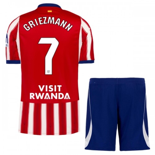 Virallinen Fanipaita + Shortsit Atlético Madrid Griezmann 7 Kotipelipaita 2026-27 - Lasten Virallinen Fanipaita + Shortsit Atlético Madrid Griezmann 7 Kotipelipaita 2026-27 - Lasten