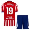 Virallinen Fanipaita + Shortsit Atlético Madrid J. Alvarez 19 Kotipelipaita 2026-27 - Lasten Virallinen Fanipaita + Shortsit Atlético Madrid J. Alvarez 19 Kotipelipaita 2026-27 - Lasten