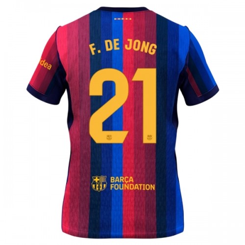 Virallinen Fanipaita FC Barcelona Frenkie de Jong 21 Kotipelipaita 2026-27 - Miesten Virallinen Fanipaita FC Barcelona Frenkie de Jong 21 Kotipelipaita 2026-27 - Miesten