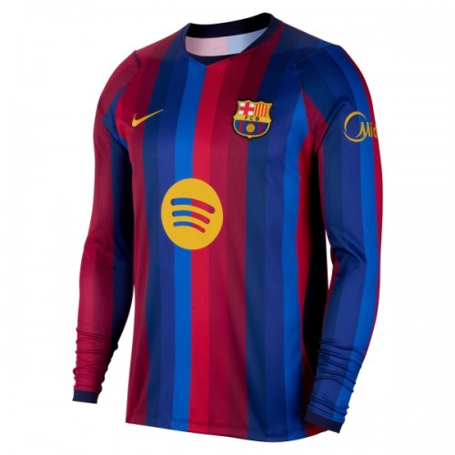 Virallinen Fanipaita Pitkähihainen FC Barcelona Kotipelipaita 2026-27 - Miesten Virallinen Fanipaita Pitkähihainen FC Barcelona Kotipelipaita 2026-27 - Miesten