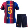 Virallinen Fanipaita + Shortsit FC Barcelona Cubarsi 5 Kotipelipaita 2026-27 - Lasten Virallinen Fanipaita + Shortsit FC Barcelona Cubarsi 5 Kotipelipaita 2026-27 - Lasten