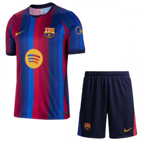 Virallinen Fanipaita + Shortsit FC Barcelona Kotipelipaita 2026-27 - Lasten Virallinen Fanipaita + Shortsit FC Barcelona Kotipelipaita 2026-27 - Lasten