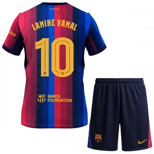 Virallinen Fanipaita + Shortsit FC Barcelona Lamine Yamal 10 Kotipelipaita 2026-27 - Lasten Virallinen Fanipaita + Shortsit FC Barcelona Lamine Yamal 10 Kotipelipaita 2026-27 - Lasten