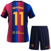 Virallinen Fanipaita + Shortsit FC Barcelona Raphinha 11 Kotipelipaita 2026-27 - Lasten Virallinen Fanipaita + Shortsit FC Barcelona Raphinha 11 Kotipelipaita 2026-27 - Lasten