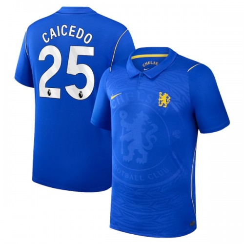 Virallinen Fanipaita Chelsea Caicedo 25 Kotipelipaita 2026-27 - Miesten Virallinen Fanipaita Chelsea Caicedo 25 Kotipelipaita 2026-27 - Miesten