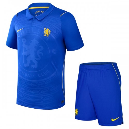 Virallinen Fanipaita + Shortsit Chelsea Kotipelipaita 2026-27 - Lasten Virallinen Fanipaita + Shortsit Chelsea Kotipelipaita 2026-27 - Lasten