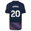 Virallinen Fanipaita + Shortsit Tottenham Hotspur Kudus 20 Vieraspelipaita 2026-27 - Lasten
