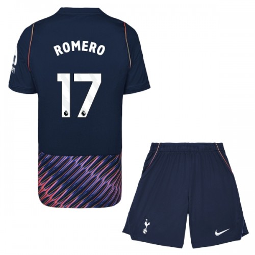 Virallinen Fanipaita + Shortsit Tottenham Hotspur Romero 17 Vieraspelipaita 2026-27 - Lasten Virallinen Fanipaita + Shortsit Tottenham Hotspur Romero 17 Vieraspelipaita 2026-27 - Lasten