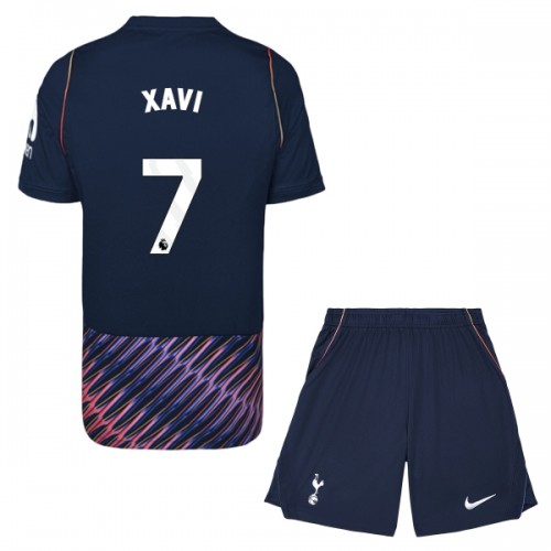Virallinen Fanipaita + Shortsit Tottenham Hotspur Xavi 7 Vieraspelipaita 2026-27 - Lasten Virallinen Fanipaita + Shortsit Tottenham Hotspur Xavi 7 Vieraspelipaita 2026-27 - Lasten