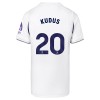 Virallinen Fanipaita Tottenham Hotspur Kudus 20 Kotipelipaita 2026-27 - Miesten Virallinen Fanipaita Tottenham Hotspur Kudus 20 Kotipelipaita 2026-27 - Miesten