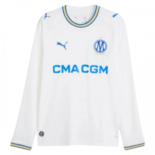 Virallinen Fanipaita Pitkähihainen Olympique de Marseille Kotipelipaita 2026-27 - Miesten Virallinen Fanipaita Pitkähihainen Olympique de Marseille Kotipelipaita 2026-27 - Miesten