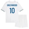 Virallinen Fanipaita + Shortsit Olympique de Marseille Greenwood 10 Kotipelipaita 2026-27 - Lasten