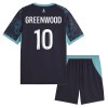 Virallinen Fanipaita + Shortsit Olympique de Marseille Greenwood 10 Vieraspelipaita 2026-27 - Lasten