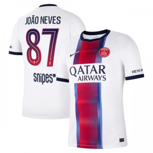 Virallinen Fanipaita Paris Saint-Germain Joao Neves 87 Vieraspelipaita 2026-27 - Miesten Virallinen Fanipaita Paris Saint-Germain Joao Neves 87 Vieraspelipaita 2026-27 - Miesten