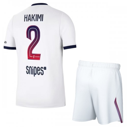 Virallinen Fanipaita + Shortsit Paris Saint-Germain Hakimi 2 Vieraspelipaita 2026-27 - Lasten Virallinen Fanipaita + Shortsit Paris Saint-Germain Hakimi 2 Vieraspelipaita 2026-27 - Lasten