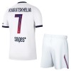 Virallinen Fanipaita + Shortsit Paris Saint-Germain Kvaratskhelia 7 Vieraspelipaita 2026-27 - Lasten Virallinen Fanipaita + Shortsit Paris Saint-Germain Kvaratskhelia 7 Vieraspelipaita 2026-27 - Lasten