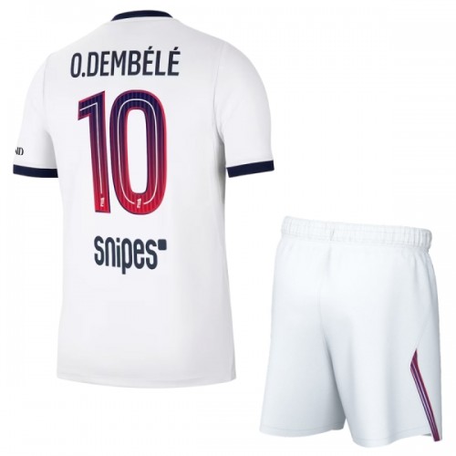 Virallinen Fanipaita + Shortsit Paris Saint-Germain O. Dembele 10 Vieraspelipaita 2026-27 - Lasten Virallinen Fanipaita + Shortsit Paris Saint-Germain O. Dembele 10 Vieraspelipaita 2026-27 - Lasten