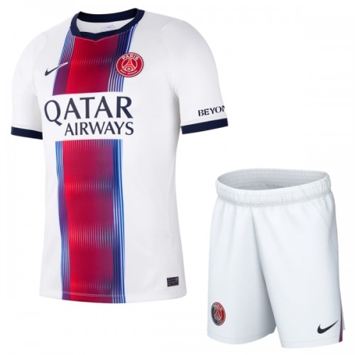 Virallinen Fanipaita + Shortsit Paris Saint-Germain Vieraspelipaita 2026-27 - Lasten Virallinen Fanipaita + Shortsit Paris Saint-Germain Vieraspelipaita 2026-27 - Lasten