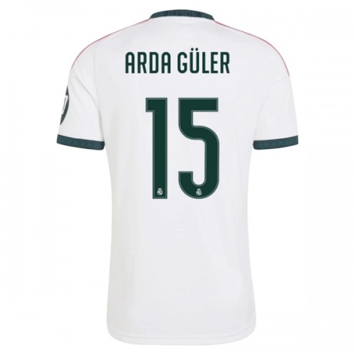 Virallinen Fanipaita Real Madrid Arda Guler 15 Kotipelipaita 2026-27 - Miesten Virallinen Fanipaita Real Madrid Arda Guler 15 Kotipelipaita 2026-27 - Miesten