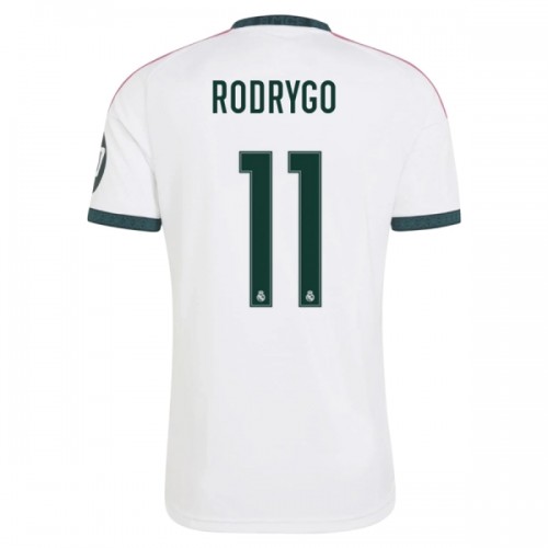 Virallinen Fanipaita Real Madrid Rodrygo 11 Kotipelipaita 2026-27 - Miesten Virallinen Fanipaita Real Madrid Rodrygo 11 Kotipelipaita 2026-27 - Miesten