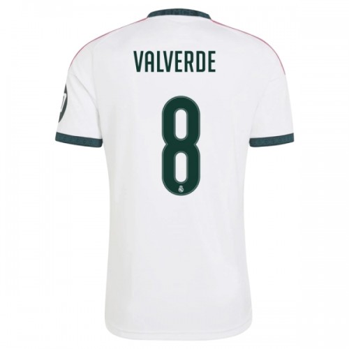 Virallinen Fanipaita Real Madrid Valverde 8 Kotipelipaita 2026-27 - Miesten Virallinen Fanipaita Real Madrid Valverde 8 Kotipelipaita 2026-27 - Miesten