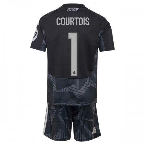 Virallinen Fanipaita + Shortsit Maalivahdin Real Madrid Courtois 1 Kotipelipaita 2026-27 - Lasten Virallinen Fanipaita + Shortsit Maalivahdin Real Madrid Courtois 1 Kotipelipaita 2026-27 - Lasten